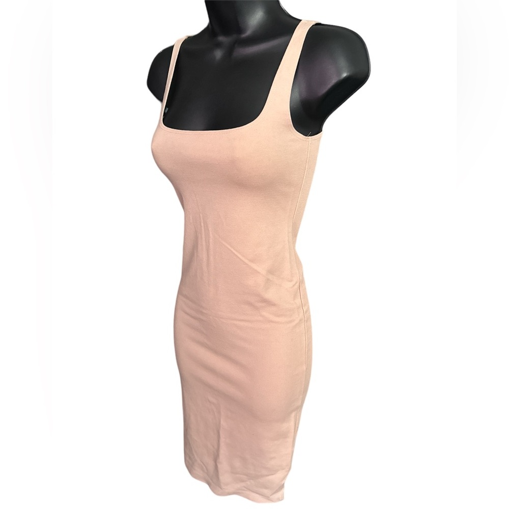 FOREVER 21 Blush Sleeveless Bodycon Midi Dress NWOT - Picture 4 of 7